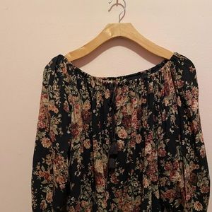 Ralph Lauren Denim& Supply Floral Vintage Boho Top S